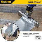 HURRICANE Sheet Metal Hand Seamer, 6 Inch Straight Jaw Sheet Bender Tools for Flattening Metal, Bending Pliers with Double Dipped Cushion Handle, Grip Strength and Versatility