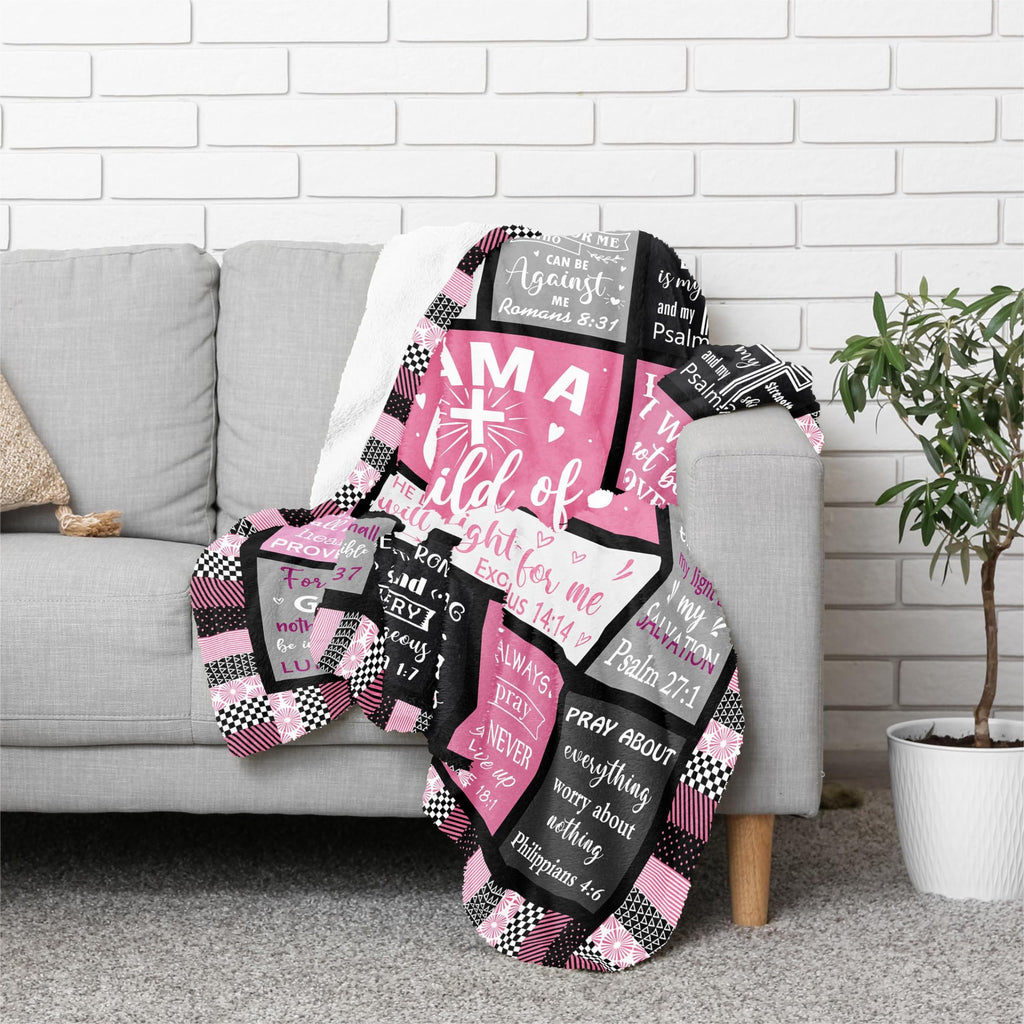 CUJUYO Christian Gifts for Women, Christian Birthday Gifts Blanket 60"x50"