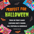 Ring Pop Halloween Candy Lollipops, 50 Count, Bulk Assorted Party Favors