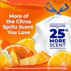 Hefty Ultra Strong Signature Scents 13G Trash Bags, Citrus Spritz, 80ct