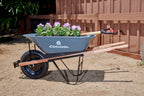 Corona Tools Wheelbarrow in a Box – 5 Cubic Foot Heavy Duty Garden Cart with 15” Flat-Free Tire for Gardening, Planting & Outdoor Use