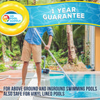 U.S. Pool Supply Deluxe Weighted Pool Vacuum Head with Side Brushes, Swivel Connection, EZ Clip Handle - for Above Ground & Inground Swimming Pools – Vinyl Liner Floor, Wall, Step, Corner Cleaner