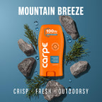 Carpe 100-Hour Antiperspirant Deodorant, Mountain Breeze - 2 Pack