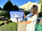 Pool Zing Professional 19" Fine Mesh Pool Skimmer Net - Triple Layer Net for Fine Debris Cleaning