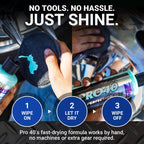 Zephyr - Pro 40 Perfection Liquid Metal Polish - Stainless Steel & Aluminum Polish for Big Rigs, Semi Trucks, Fuel Tanks, & More - 32 oz