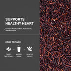 Weider Red Yeast Rice Plus 1200mg, with 850mg of Natural Phytosterols, Gluten Free, One Month Supply