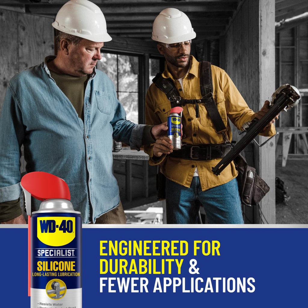 WD-40 Specialist Silicone Lubricant, New Bigger Can, 13.3 OZ [1-Pack]