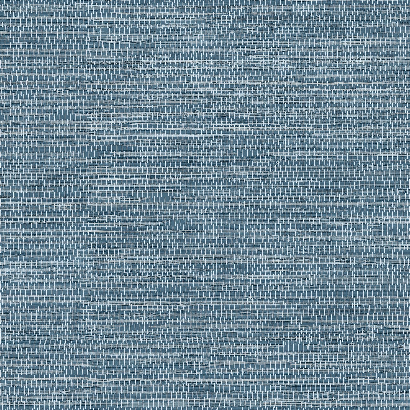 JiffDiff Grasscloth Wallpaper Peel and Stick 1181" x 17.3" Blue Cream Grassweave Stick on Wallpaper Textured Self Adhesive Wall Paper Contact Paper