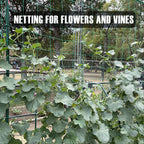 HOECMRHP Trellis Netting, Heavy-Duty Garden Grow Netting for Climbing Plants, Outdoor Indoor Net for Cucumber, Tomatoes, Beans, Clematis, Fruits & Vegetables, Climbing Vining Plants (24.6' x 6.6'Ft)