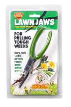 Lawn Jaws Original Shark Tooth Weed Puller Tool, Grabs Weeds by the Root