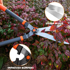 EWPJDK 3-Piece Loppers Hedge Shears Pruners Heavy Duty Combo Clippers