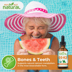 Why Not Natural Organic Vitamin D3 K2 (MK-7) Liquid Drops, 5000 IU of sublingual D3 with Coconut MCT Oil, for Strong Bones and Teeth, Heart and Immune Support