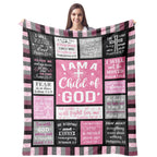 CUJUYO Christian Gifts for Women, Christian Birthday Gifts Blanket 60"x50"