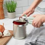 KitchenAid Classic Multifunction Can Opener and Bottle Opener Easy to Use, Razor Sharp Stainless Steel Cutting Wheel, Soft Ergonomic Handles, Pistachio