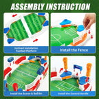 SMILESSKIDDO Mini Foosball Table Toy Age 4-12, Soccer Board Games for Kids