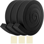Tlswshsy 2 in x 6.5 ft Air Conditioner Foam Tape - 3Pcs Non-Adhesive Foam Seal Strip with Glue Point for Door & Window Seal