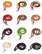 108 Mala Bead Bracelets 8MM Buddhist Prayer Sandalwood Wood Beaded Bracelet