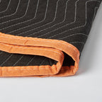 Amazon Basics Reinforced Tear-Resistant Moving Blankets, 72" x 40", Black, 6-Pack