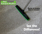 Johnny World Giant Carpet Fluffer Large Carpet Rake for Reviving Matted Rugs & Pile Restoration, Removing Pet Hair, Fluffing Carpet Fibers