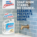 Wet & Forget Shower Cleaner Spray, No Scrub, Vanilla Scent, 64 Fl Oz