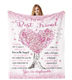 Jamfind Best Friend Birthday Gifts for Women, Best Friends Blanket 60"x50"
