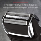Remington F5 Power Series Foil Shaver, Electric Razor for Men, Cordless Rechargeable with Pop Up Trimmer, Pivot & FlexFoil Technology, Lightweight Handheld Design, Black