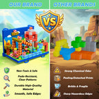 120PCS Magnetic Blocks, Magnetic Building Blocks Cubes, STEM Toy for Kid