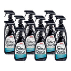 HOPE'S Perfect Quartz Countertop Cleaner, No Hazy Residue, Streak-Free, Safe on Food Contact Surfaces, Fragrance-Free, Sunscreen-Free, Counter Cleaner for All Brands of Quartz, 23 Fl Oz, Pack of 12