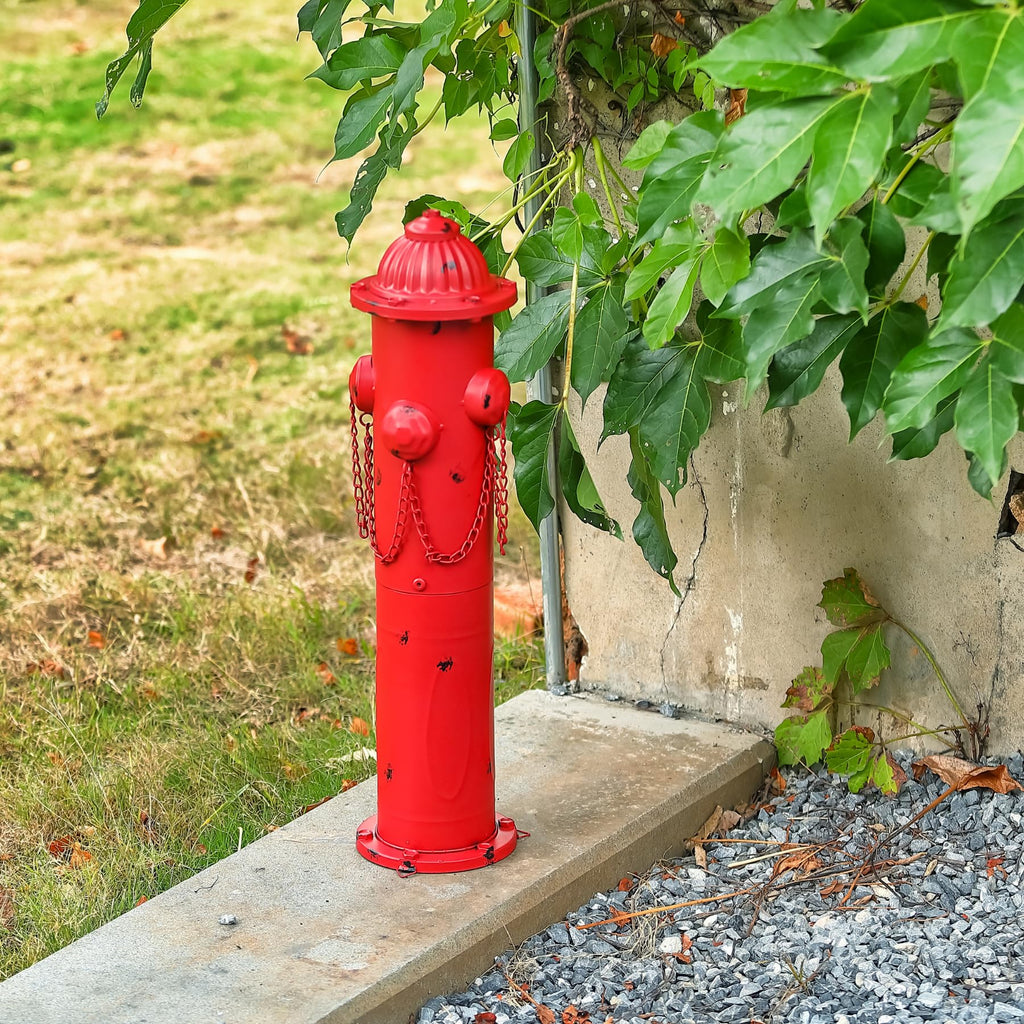 CaliDecor Fire Hydrant for Dogs to Pee On 24" Dog Fire Hydrant Pee Post