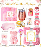 Birthday Gifts Basket for Women Mom Her Sister Grandma, Get Well Self Care