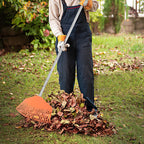 YEELOR Leaf Rake with 16.5‑inch Plastic Head