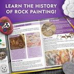 National Geographic Creepy Creatures Rock Painting Halloween Craft Kit
