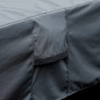 UCEDER Waterproof Hot Tub Cover -Outdoor Spa Cover Cap(Actual Size 93''x93 x20'' Fit 91''x91 x 20'') 600D Heavy Duty Polyester Hot Tub Cover Protector(Dark Gray)