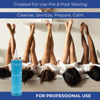 Cirepil - Purifying Blue Lotion - Pre & Post Wax Cleanser - Sanitizes & Soothes Skin to Prevent Breakouts - Natural Cornflower Water & Dragon’s Blood Formula - Pump Bottle, 250ml