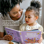 Bible Stories Christian Sound Books for Kids - 6 Bible Songs - Christening, Baptism Gifts for Boys and Girls - Religious Toys, Interactive Music Books for Toddlers - Baby Dedication