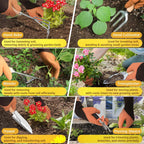 22Pcs Gardening Tools Set for Women Heavy Duty Garden Hand Tool Kit,Birthday Gifts for Mom Wife Grandma Beginner,Gardening Accessories with Sunflower Tote Bag/Shovel/RepottingMat/Plant Labels/Gloves