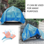 codree 9.7 x 6.7 Ft Rectangular Pool Ground Cloths- Waterproof PE Swimming Pool Ground Cloth- Dust-Proof Heavy Duty Square Ground Cloth Pool Tarp for Above Ground Pools