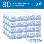 Scott Professional Standard Roll Toilet Paper, Bulk, 80 Rolls (04460)