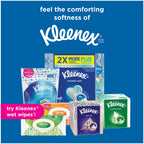 Kleenex Ultra Soft Facial Tissues, Flat Box, 120 Tissues per Flat Box, 3 Packs