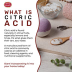 Citric Acid 2 LB Bag - 100% Pure, Food Grade & Non-GMO - Citric Acid Powder For Cleaning, Bath Bombs, Preserving - Fine Granular by Spicy World