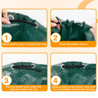 Sickle Garden Tool Set, Long Handle Weeding Sickle Stand Up Weeding Tool