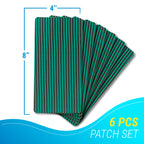 Pool Patch Repair Kit, Pool Cover Patch, 4x8 inch Self Adhesive Vinyl (PVH), Swimming Pool Patch Repair Kit, 6 Pack