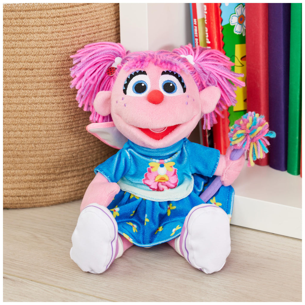 GUND Sesame Street Official Abby Cadabby Muppet Plush, Premium Plush Toy for Ages 1 & Up, Pink/Blue, 11”