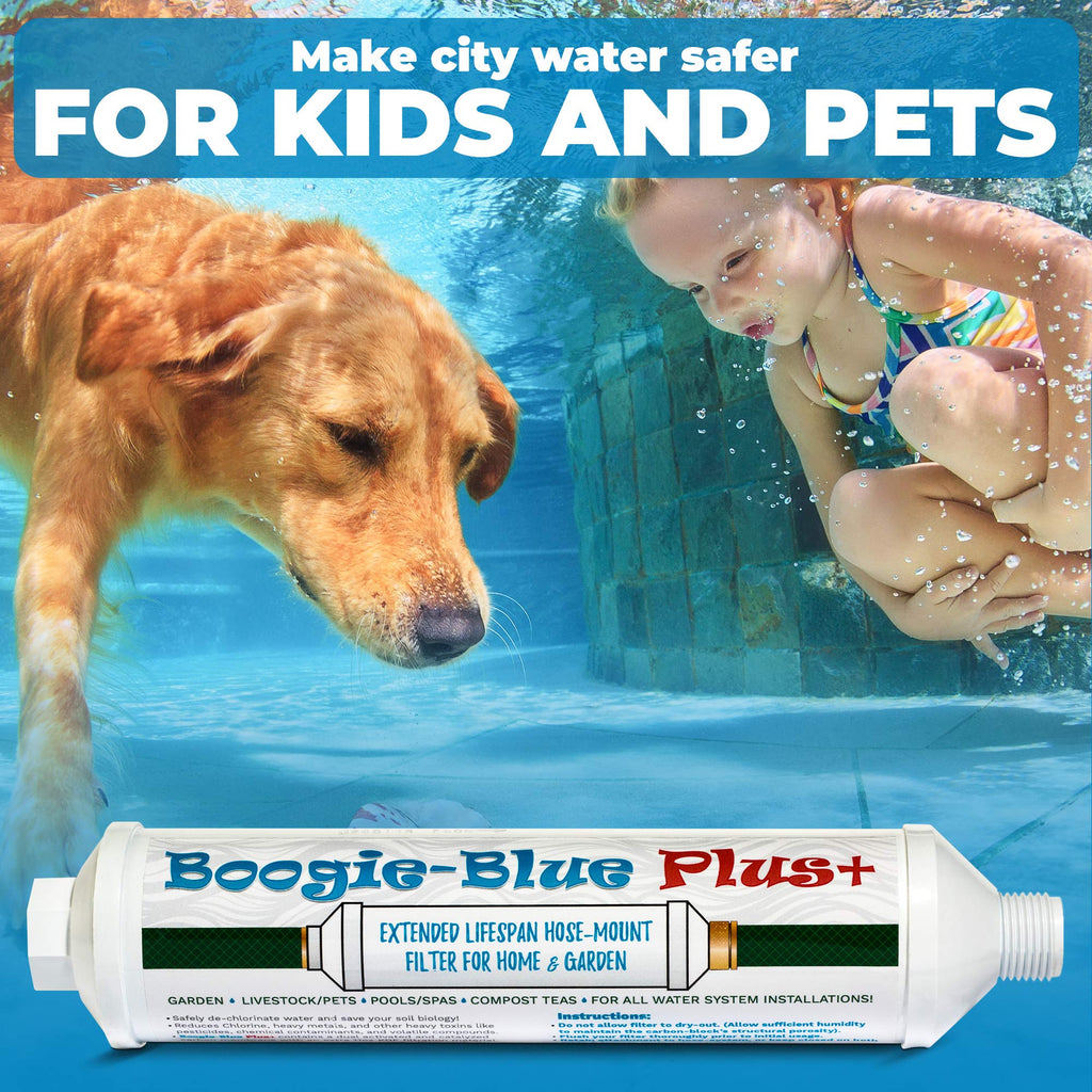 Boogie Blue Plus Garden Hose Water Filter for RV and Outdoor use ...