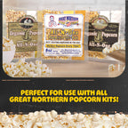 Matinee Popcorn Machine - 8oz Popper with Stainless-Steel Kettle, Reject Kernel Tray, Warming Light, and Accessories by Great Northern Popcorn (Black)