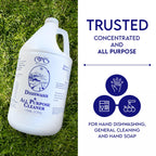 Oasis Biocompatible Dish Soap Liquid & All Purpose Cleaner - Reuse Greywater for Plants - Clean, Safe, Concentrated, Grey Water Friendly, Sodium-Free, Biodegrades Into Plant Nutrients - 1 Gallon