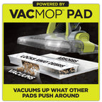 Shark VMP10 Disposable Hard Floor Vacuum and Mop Pad VACMOP Refill, White, 10 Count