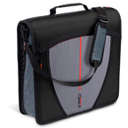 Case-it School Zipper Binder | 3-Inch O-Rings | 600-Sheet | D-146 Jet Black