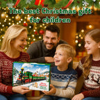 Rubypop Christmas Train Advent Calendar 2026 Building Blocks Set for Boys