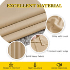 NICETOWN Biscotti Beige Blackout Curtains 84 Inches Long, W52xL84, 2 Panels